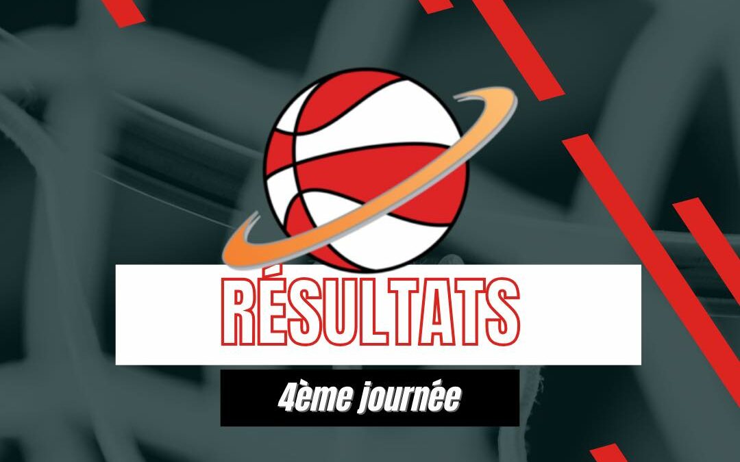 Bilan de la 4ème journée de championnat !